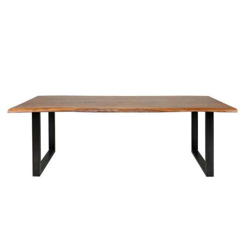 ZI Nutwood Dining Table 240cm Dark Grey